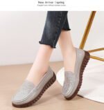 Non-slip soft sole, slip-on shoes for Women, Canvas & Loafer – DS136 - Image 4