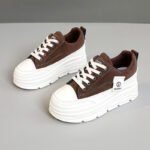 Thick Sole Wear-Resistant Versatile Student Breathable Single Shoes for Women, Sneaker & Kades – WR205 - Image 3