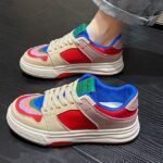 Mismatched shoes, trending rainbow women's shoes, Sneaker & Kades – WR209 - Image 2