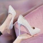 Pointed-toe low-cut platform stiletto heels for women, Pencil Heel – RV1519 - Image 2