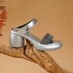 Women's Rhinestone Sandals with a "walking on clouds" feel, Box Heel – RV1509 - Image 2