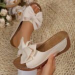 Women's Wedge Heel Platform Slippers, Wide Strap, Sandal & Slipper – RV30082