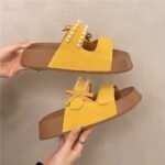 Korean style, suitable for beach outings, Women’s paired with skirts & sandals, Sandal & Slipper – RV30094 - Image 2