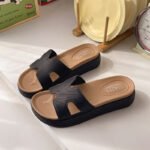 Stylish new platform women's summer home sandals, Balanced Heel – RV739 - Image 3
