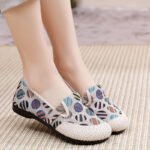 Spring/Summer Old Beijing Cloth Shoes for Women, Canvas & Loafer – DS150 - Image 2