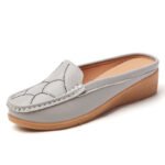 Women's Slip-on Lightweight Non-slip Platform Shoes, Balanced Heel – RV736 - Image 3