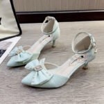 Feminine stiletto pointed-toe high heels, fairy-style single-strap women's shoes, Pencil Heel – RV1536 - Image 3