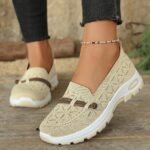 Women's cloth shoes with mesh upper, soft sole, non-slip For Women’s Shoes, Canvas & Loafer – DS156 - Image 3