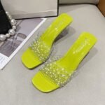 Fairy Style High-Heeled Sandals for Women, Box heel-STRV1359 - Image 2
