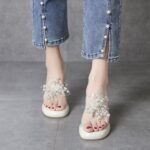 Fairy Style High-Heeled Sandals for Women, Box heel-STRV1343