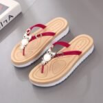 Women’s summer plus-size wedge flip-flops- trendy, Sandal Slipper-STRV298 - Image 2
