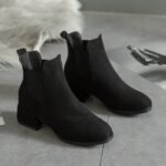 Winter New style, chunky heel, Martin boots, For Women, Boot Shoes-STWR60