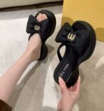 New export style slip-on fashion platform wedge sandals, for Women, Balance Heel-STRV623