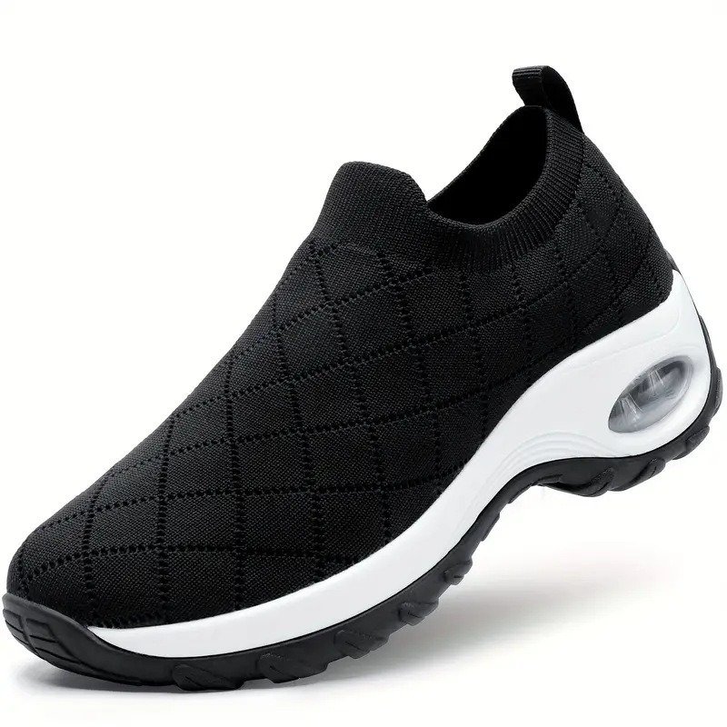 DS97-1890 tk Women’s Air Cushion Fly Woven Casual Shoes Slip-On Shoes, Sneaker-STDS97 - Image 1