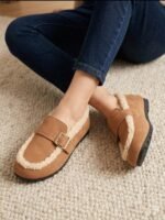 Winter Casual Warm Cotton Shoes, Women’s Loafer-STNC20