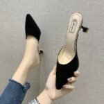 Women’s Summer Fashionable Slippers, Versatile & Trendy, Pencil Heel-STRV1045