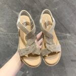 Women’s Roman Wedge & Platform Sandals,Fairy‑Style— Sandal & Slipper-STRV30014