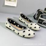 Women’s Old Beijing cloth mesh embroidered slip-on shoes. Canvas-STDS91