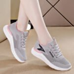 Air Cushion Fly Woven Casual Shoes, Slip-On Shoes For Women, Sneaker-STRV2472 - Image 4