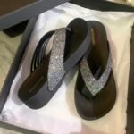 Beach flip-flops—flat, versatile and stylish, with flashy accents—Sandal & Slipper-STRV30028 - Image 3