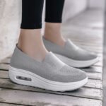 Women’s shoes, new style, soft-soled, thick-soled height-increasing single shoes, Canvas-STWR37 - Image 3