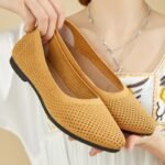 Women’s summer flat shoes, French style, comfortable single shoes, Loafer-STDS07 - Image 3