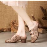 Breathable & Comfortable K-style Women’s Shoes, Box Heel-STRV1421