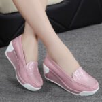 Women’s platform Nurse Heel Shoes, Women Rocker Shoes, Loafer-STRV2198