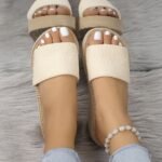 One-strap Sandals, Lightweight Womens Sandals, Sandal Slipper-STRV216