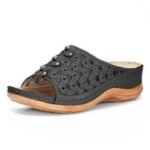 Women’s casual wedge sandals, thick-soled, European/American style — Sandal & Slipper-STRV186
