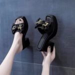 Women’s Fashionable For Outdoor wear, Square Toe, One-strap, Box Heel - STRV1470