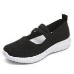 Women’s new style Shoes, breathable flyknit Shoes, soft sole casual Mother shoes. Canvas-STDS40