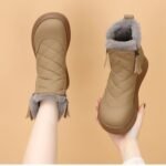 Women’s Thickened Soft-Soled Cotton Boots, Sneaker & Kades-STWR131 - Image 3