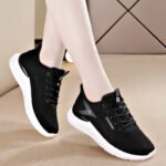 Air Cushion Fly Woven Casual Shoes, Slip-On Shoes For Women, Sneaker-STRV2472 - Image 3