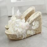 Fishmouth Wedge Sandals Women’s Soft Sole Middle-aged Sandals, Balanced Heel-STRV326