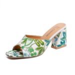 Women’s Suitable For Outdoor use, Beach Shoes, Casual slippers, Box heel-STRV1223