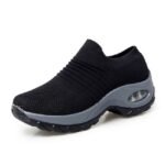 Air Cushion Fly Woven Casual Shoes, Slip-On Shoes For Women, Sneaker-STRV2170 - Image 4