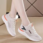 Air Cushion Fly Woven Casual Shoes, Slip-On Shoes For Women, Sneaker-STRV2472