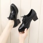 Versatile Lace-Up Round Toe Casual Shoes For Women Style Shoes-STRV2535