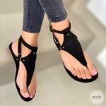 Women’s summer plus-size wedge flip-flops- trendy-Sandal Slipper-STRV280