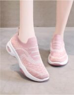 Women’s Shoes, new style, soft-soled, thick-soled height-increasing single shoes, Canvas-STWR36