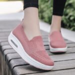 Women’s shoes, new style, soft-soled, thick-soled height-increasing single shoes, Canvas-STWR37