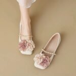 French retro Mary Jane flat shoes for women, Style Shoes - RV2595 - Image 2