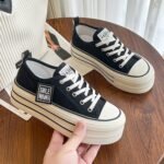 Low-Cut Thin White Shoes for Girls, Sneaker & Kades-STDS102