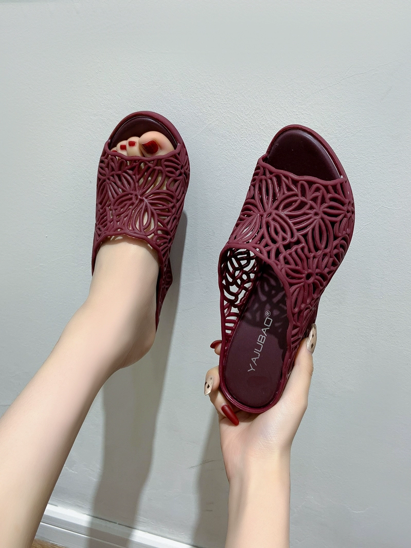 image_10 Fashionable & Breathable One-strap Women Shoes, Balanced Heel-STRV698 - Image 1