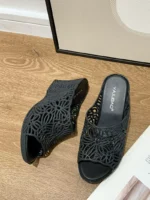 Fashionable & Breathable One-strap Women Shoes, Balanced Heel-STRV698 - Image 4