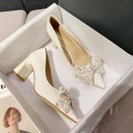 Bridesmaid shoes, elegant cheongsam dress shoes for Women-Style shoes-STRV2571 - Image 3