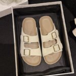 Birkenstock beach flip-flops, slip-on platform Women’s sandals, Sandal & Slipper – STRV30078 - Image 4