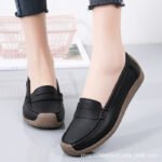 Rubber soles, low-top, comfortable women's shoes, Canvas & Loafer – RV2585 - Image 4