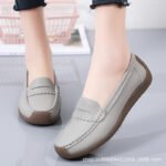 Rubber soles, low-top, comfortable women's shoes, Canvas & Loafer – RV2585 - Image 3
